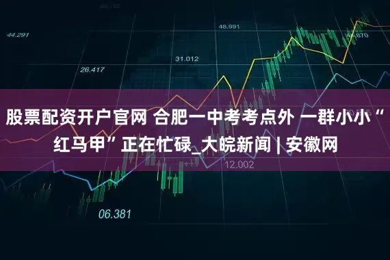 股票配资开户官网 合肥一中考考点外 一群小小“红马甲”正在忙碌_大皖新闻 | 安徽网