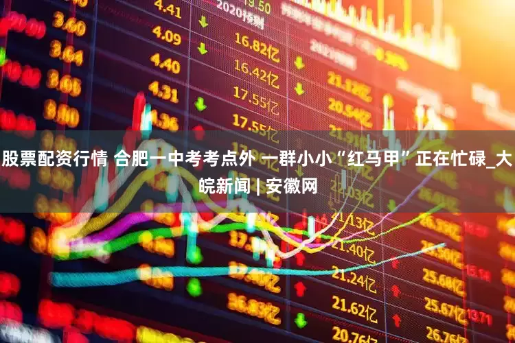 股票配资行情 合肥一中考考点外 一群小小“红马甲”正在忙碌_大皖新闻 | 安徽网